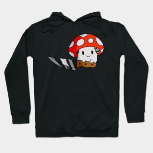 Fantastic mushroom with knife Hoodie